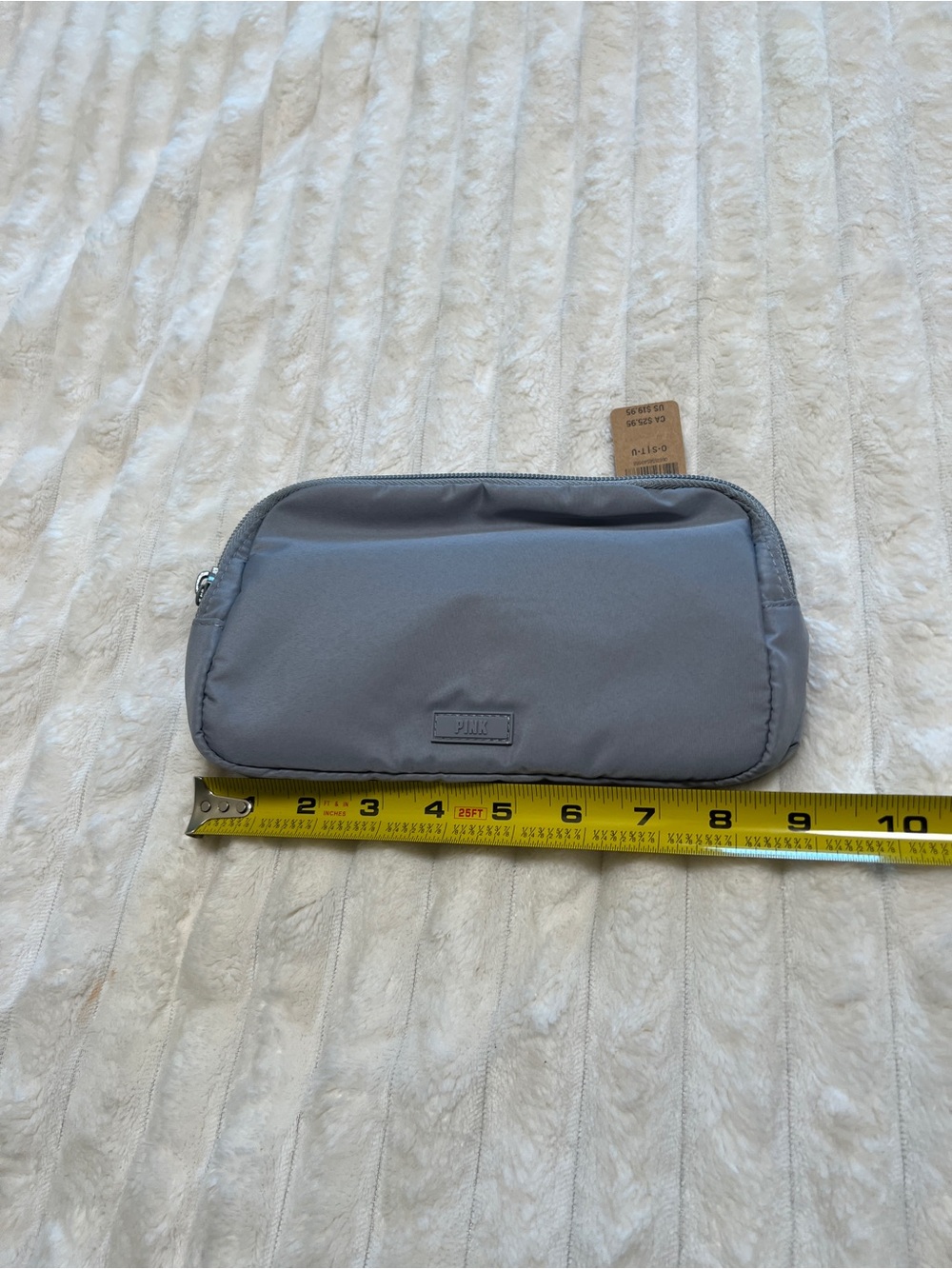 PINK Victoria's Secret women’s Gray Zip Fanny pack